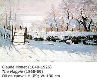 Claude Monet The Magpie Oil on canvas