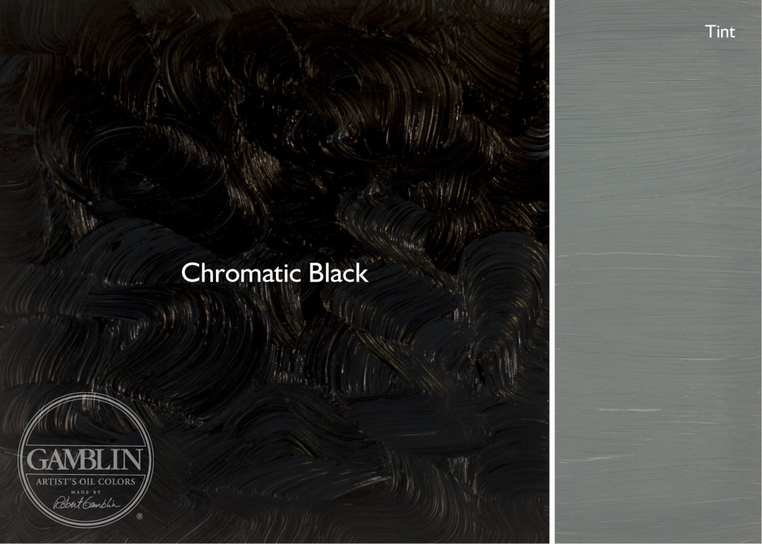 Which black oil color should I paint with? Gamblin Artists Colors