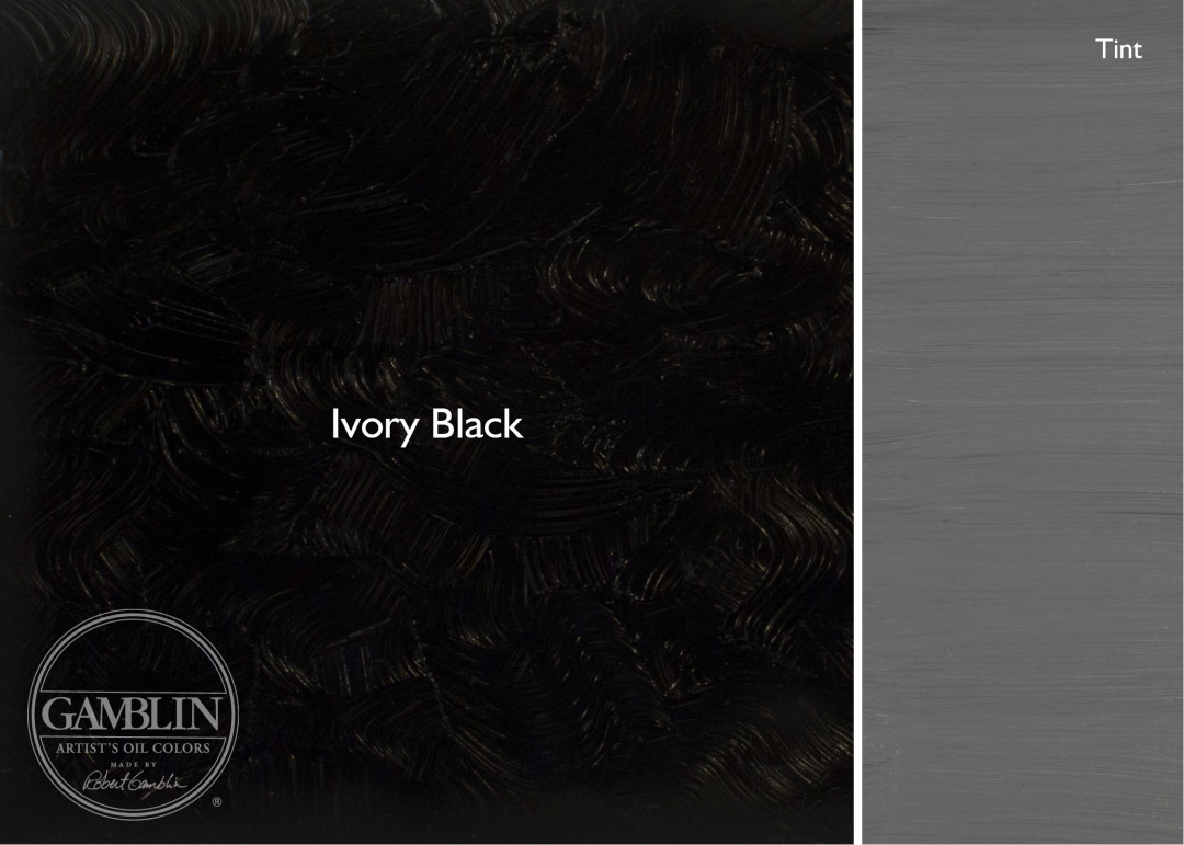 Which black oil color should I paint with? Gamblin Artists Colors