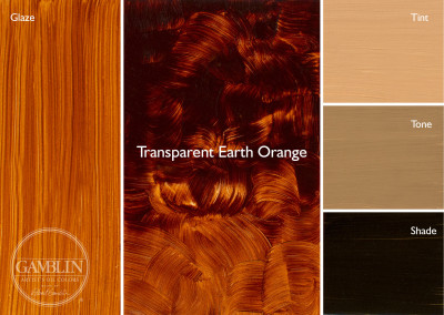 Transparent Earth Orange