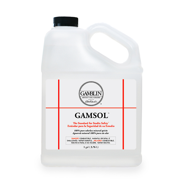 Gallon Gamblin Gamsol standard for studio safety