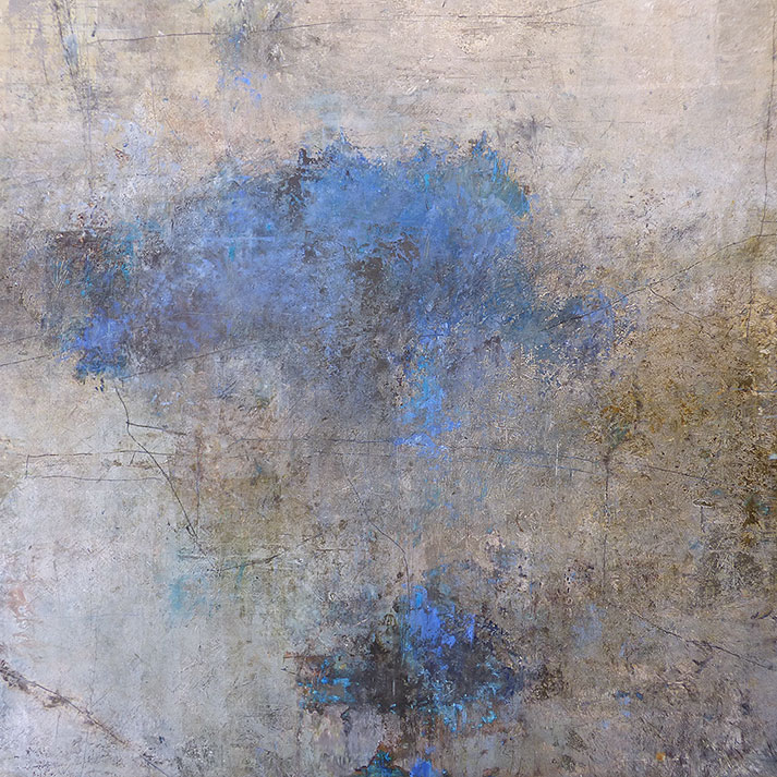 Gamblin Cold Wax Medium Painting Azure rebecca crowell