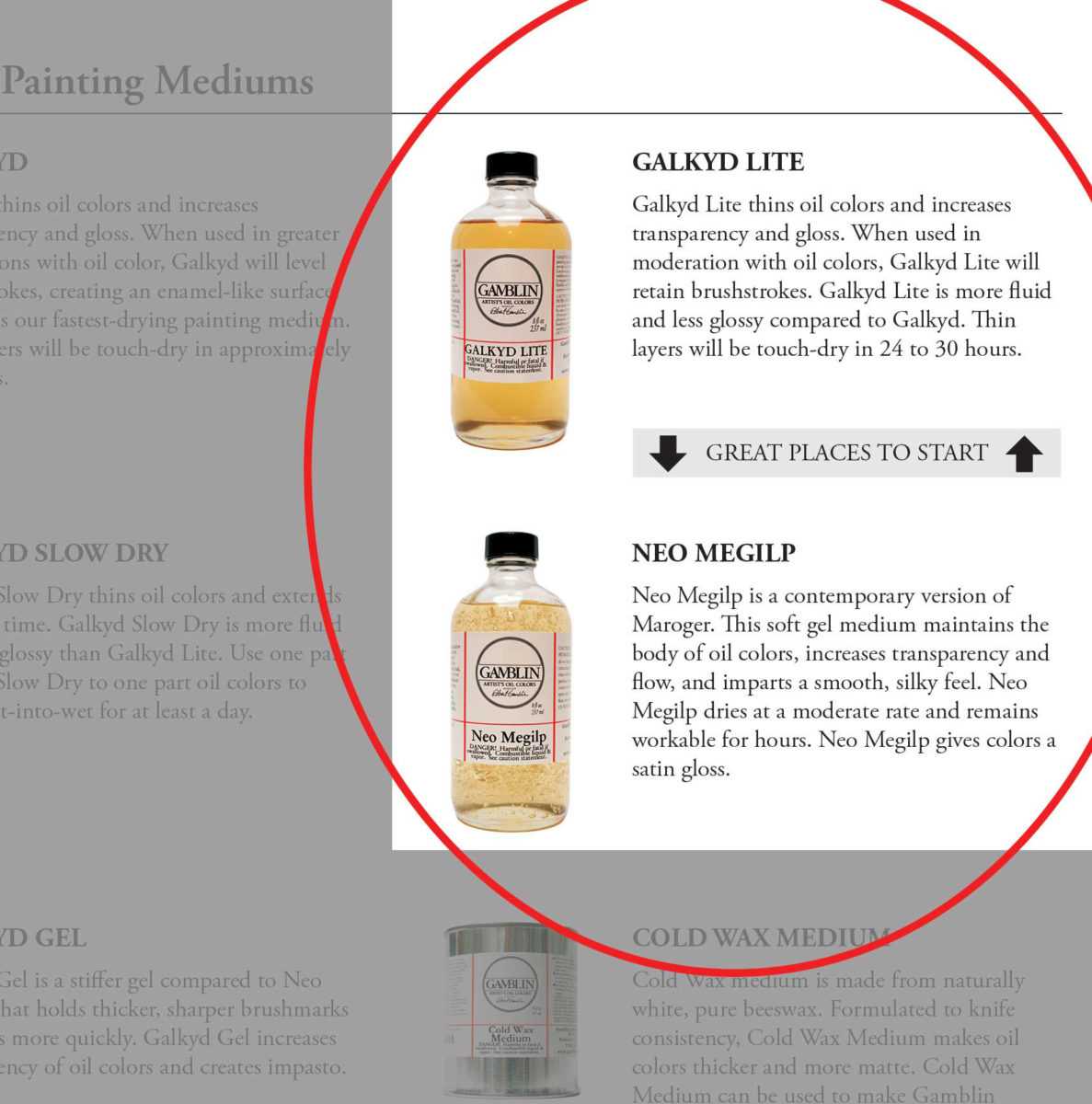Galkyd Lite and Neo Megilp Oil Painting Mediums Guide