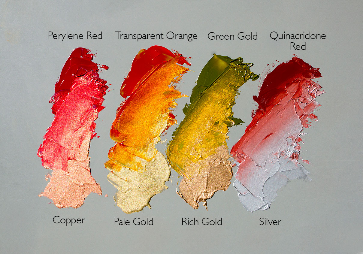 Metallic Oil Paint Copper Silver Gold Gamblin Artists Colors - What Paint Colors Mix To Make Gold