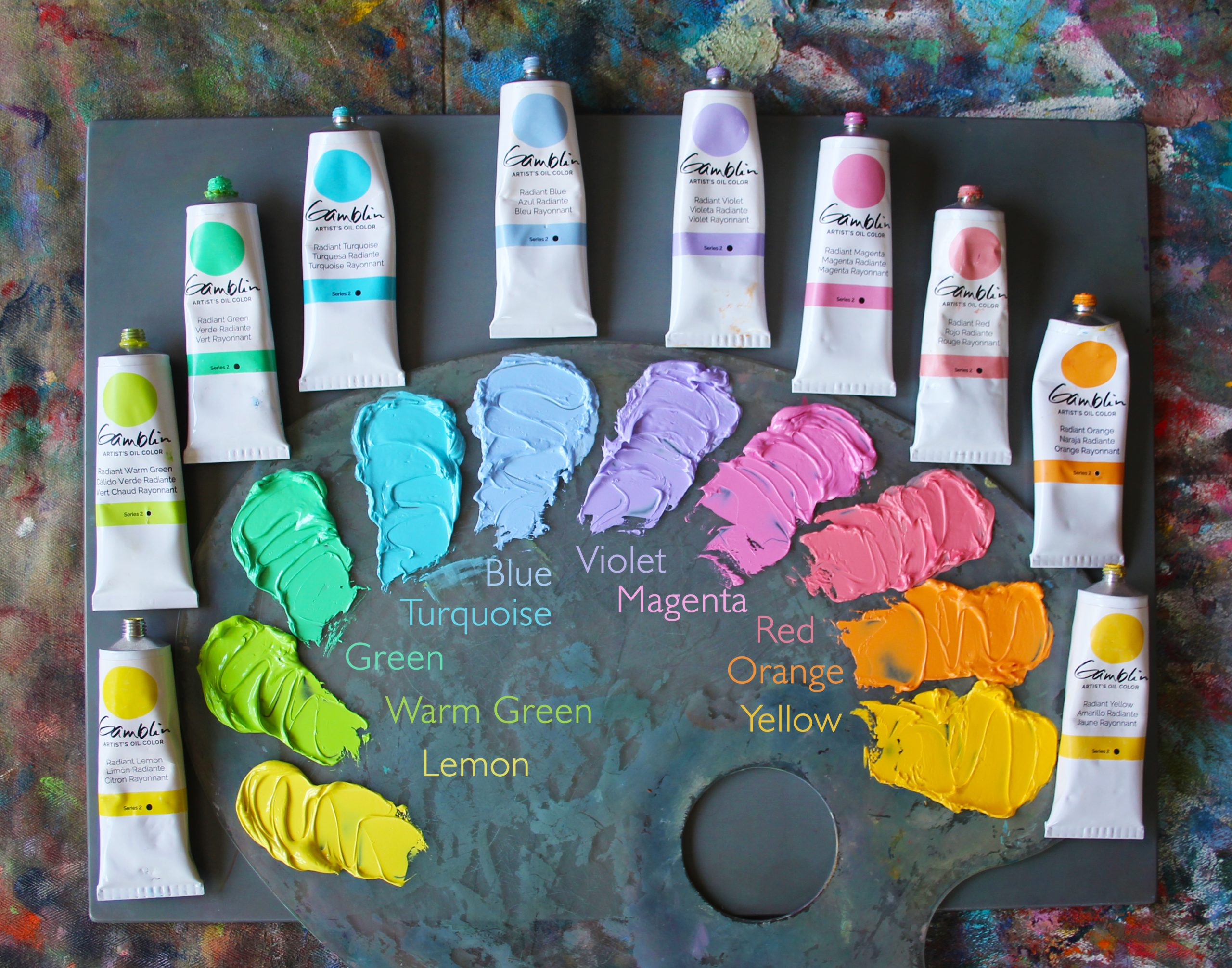 radiant swatches plus tubes